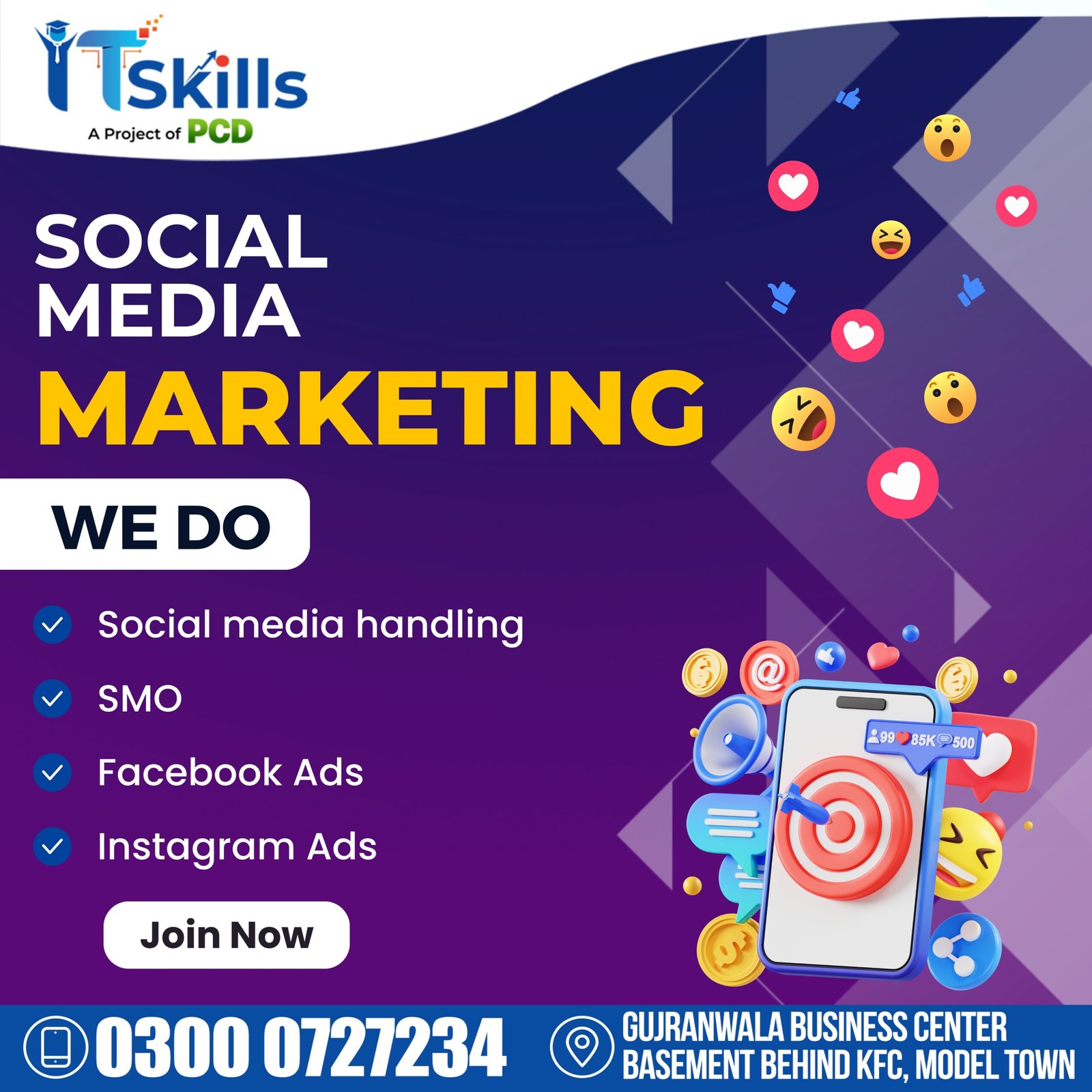 social media marketoing course in gujranwala